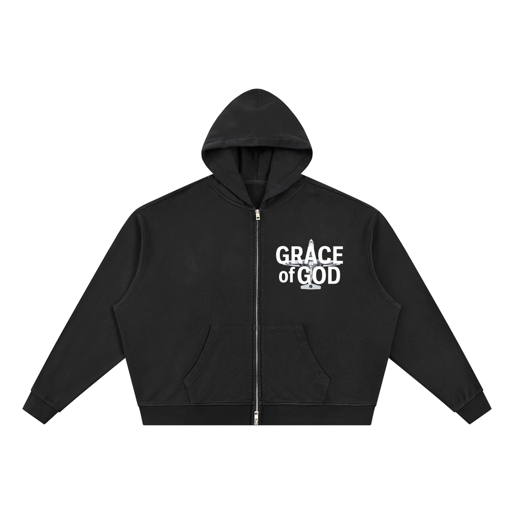 'Highest Praise' | BLACK | ZIP HOODIE