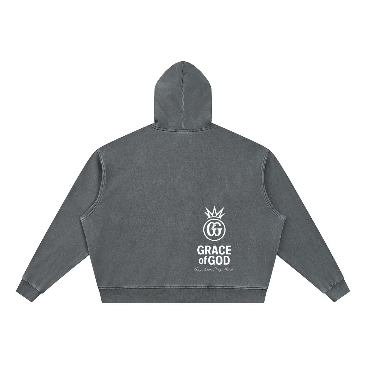'Say Less, Pray More' | ZIP-UP HOODIE