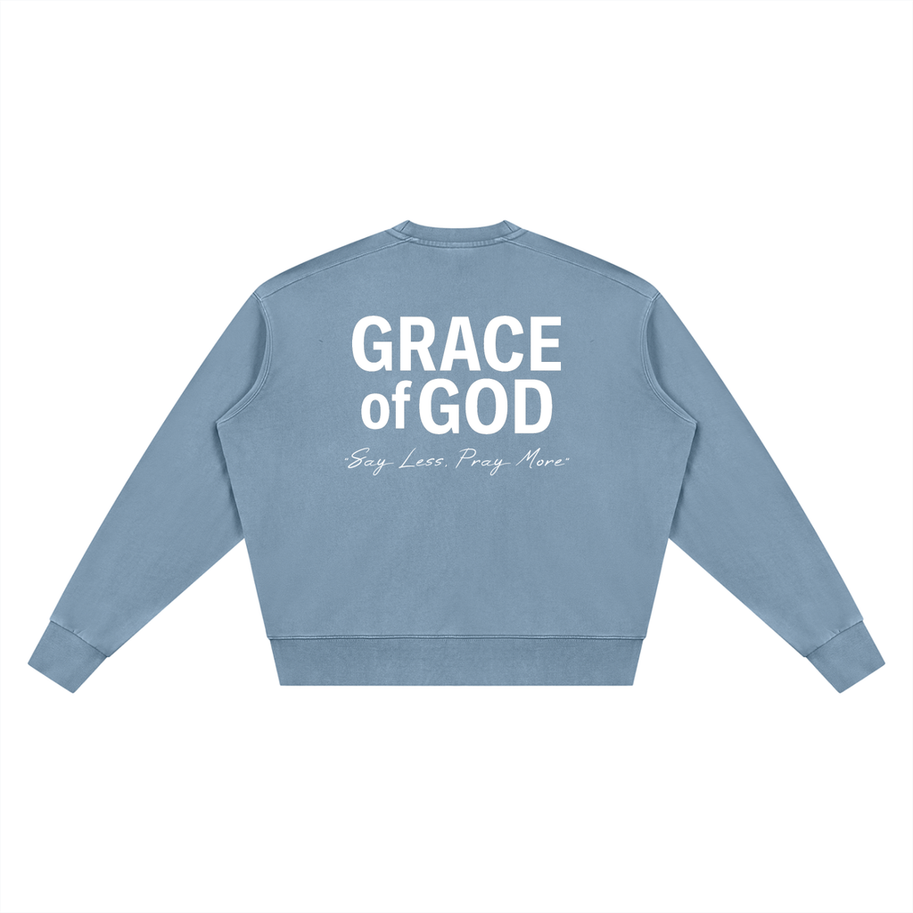 CLASSIC PRINT | 'Say Less, Pray More' | SWEATSHIRT