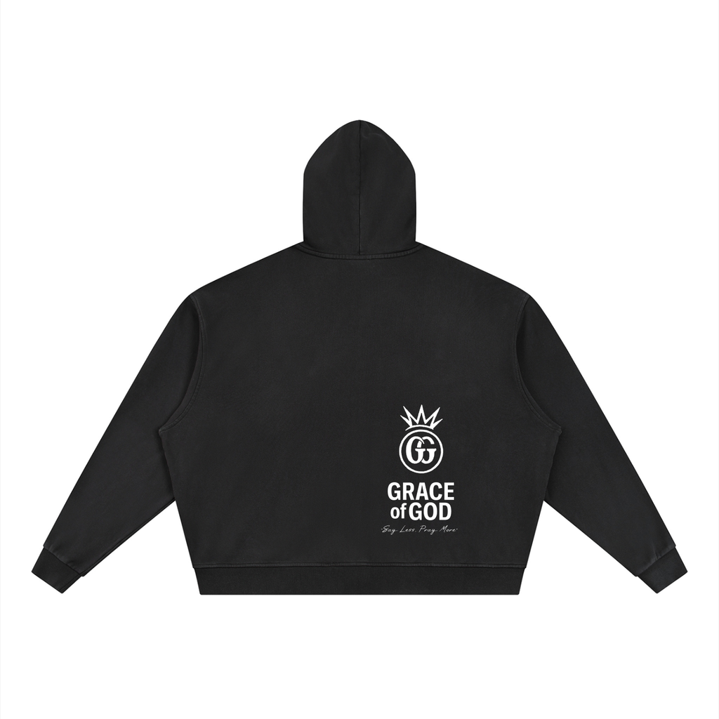 'Say Less, Pray More' | ZIP-UP HOODIE