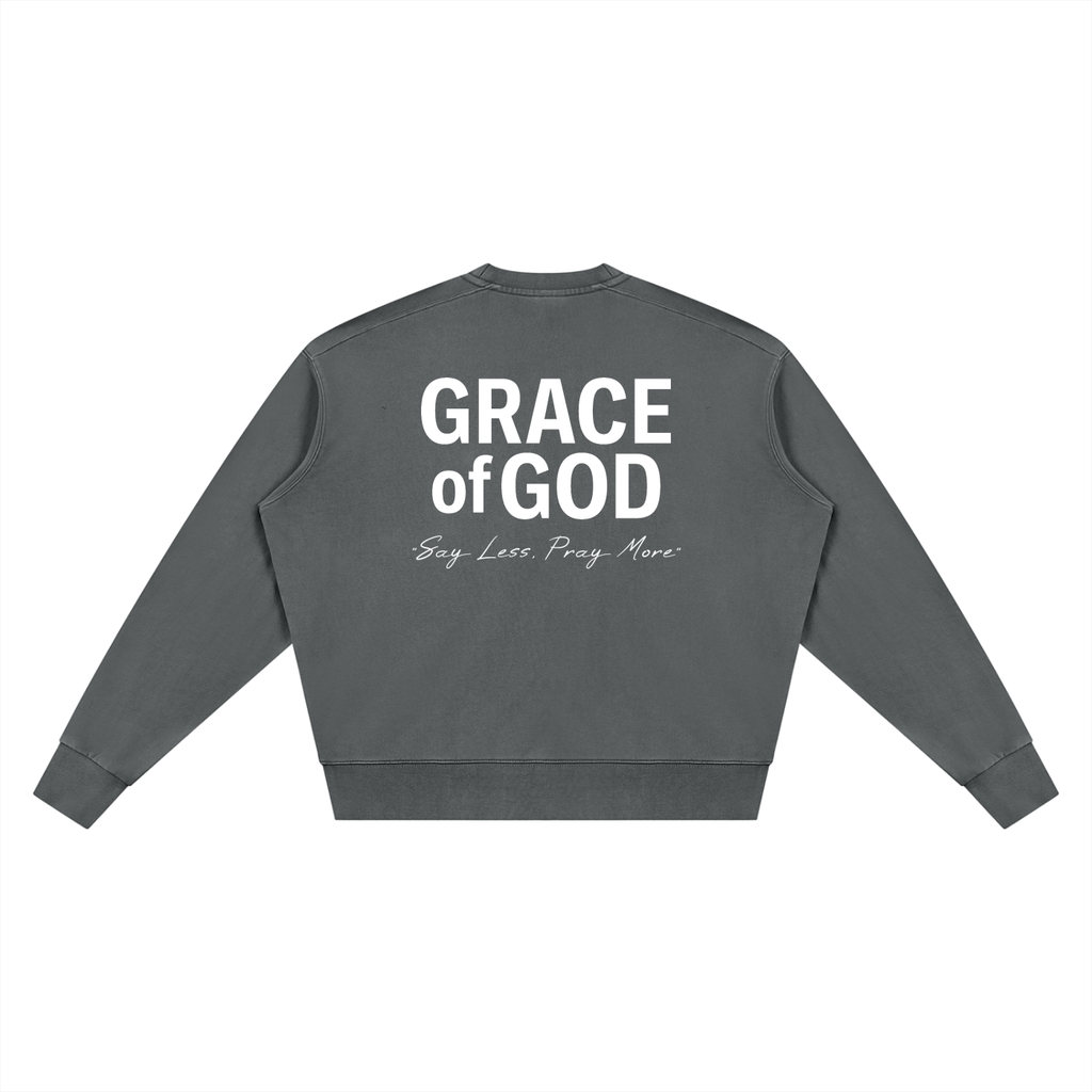 CLASSIC PRINT | 'Say Less, Pray More' | SWEATSHIRT