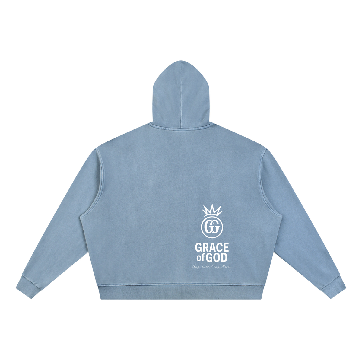 'Say Less, Pray More' | ZIP-UP HOODIE