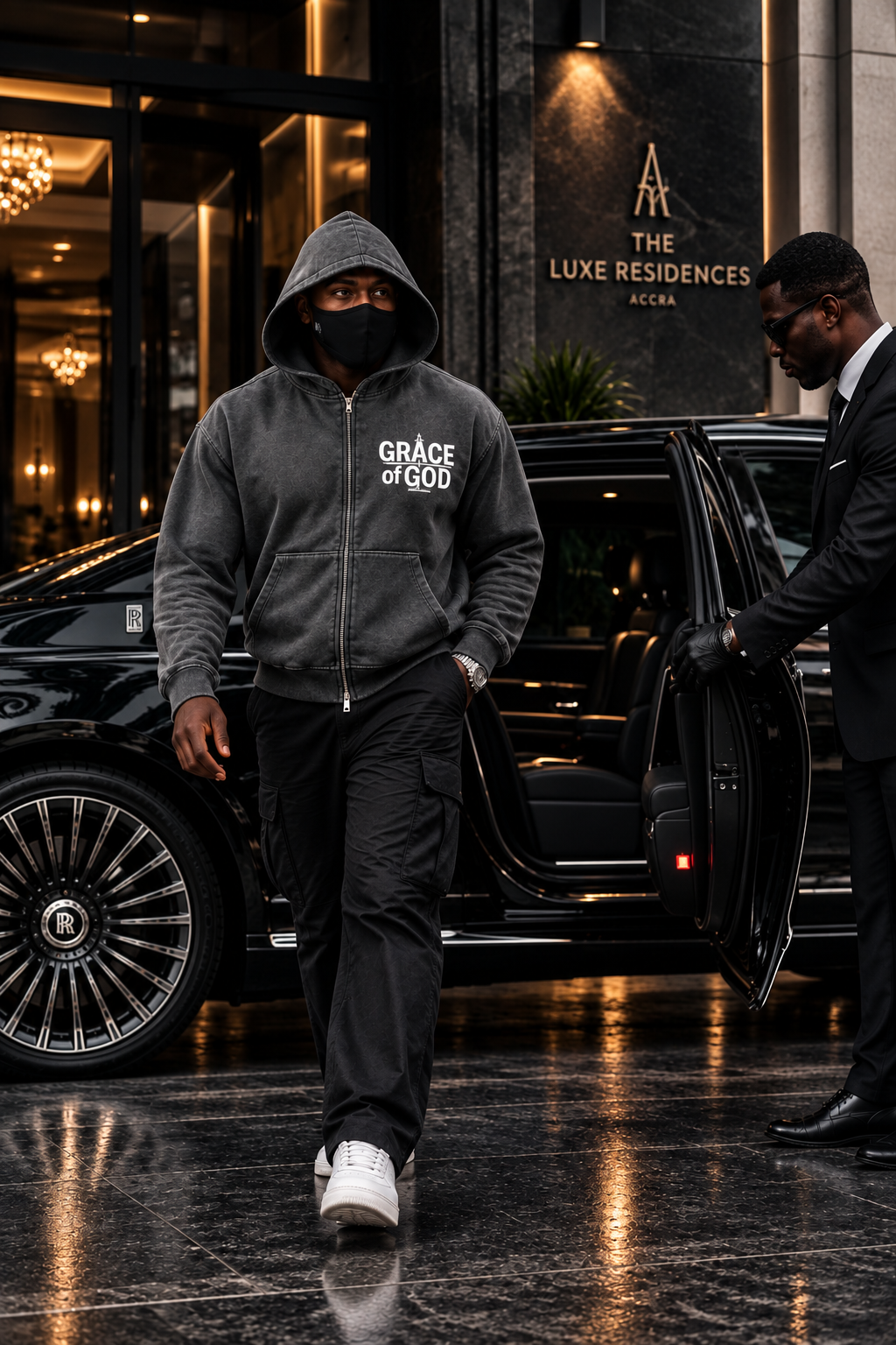 'Highest Praise' | GRAY | ZIP HOODIE